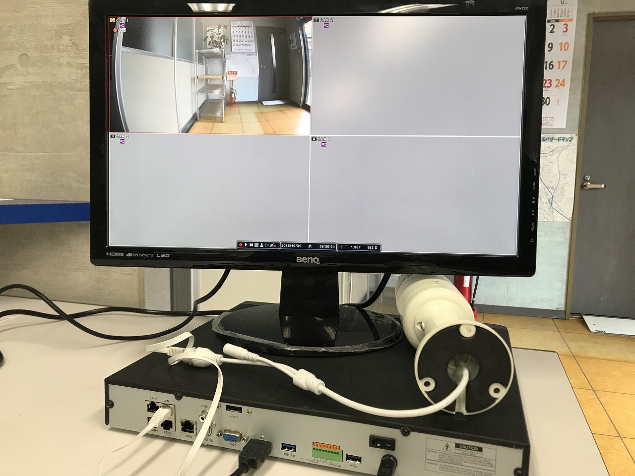 PoE_HUB_IP_カメラ